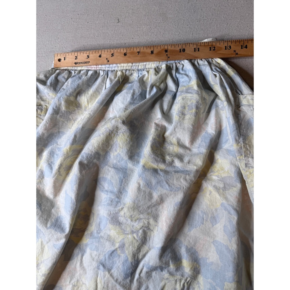 Vintage 80s/90s College Town Floral Midi Skirt Cottagecore Prairie Pocket XS - Picture 9 of 11